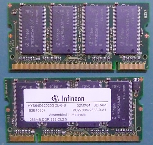 512 ram infineon 256 mb - 512,