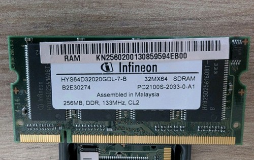 256mb infineon ddr1 - ddr1, pc2100s