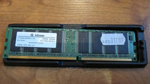 Infineon 256mb ddr - ddr, 266
