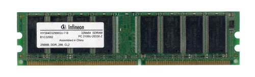 Arbeitsspeicher infineon 256mb - arbeitsspeicher,
